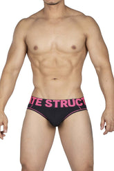 Structure Privée PMUX4181 Modalité Mini Slips Couleur Noir-Magenta